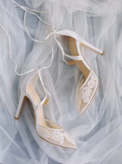 ANITA IVORY Wedding Ivory Lace High Heels 20 ANITA IVORY Wedding Ivory Lace High Heels