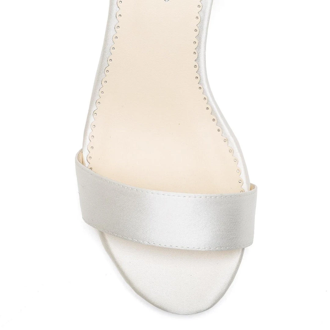 ARDELIA Wedding Open Toe Ankle Wrap Block Heels 5 ARDELIA Wedding Open Toe Ankle Wrap Block Heels