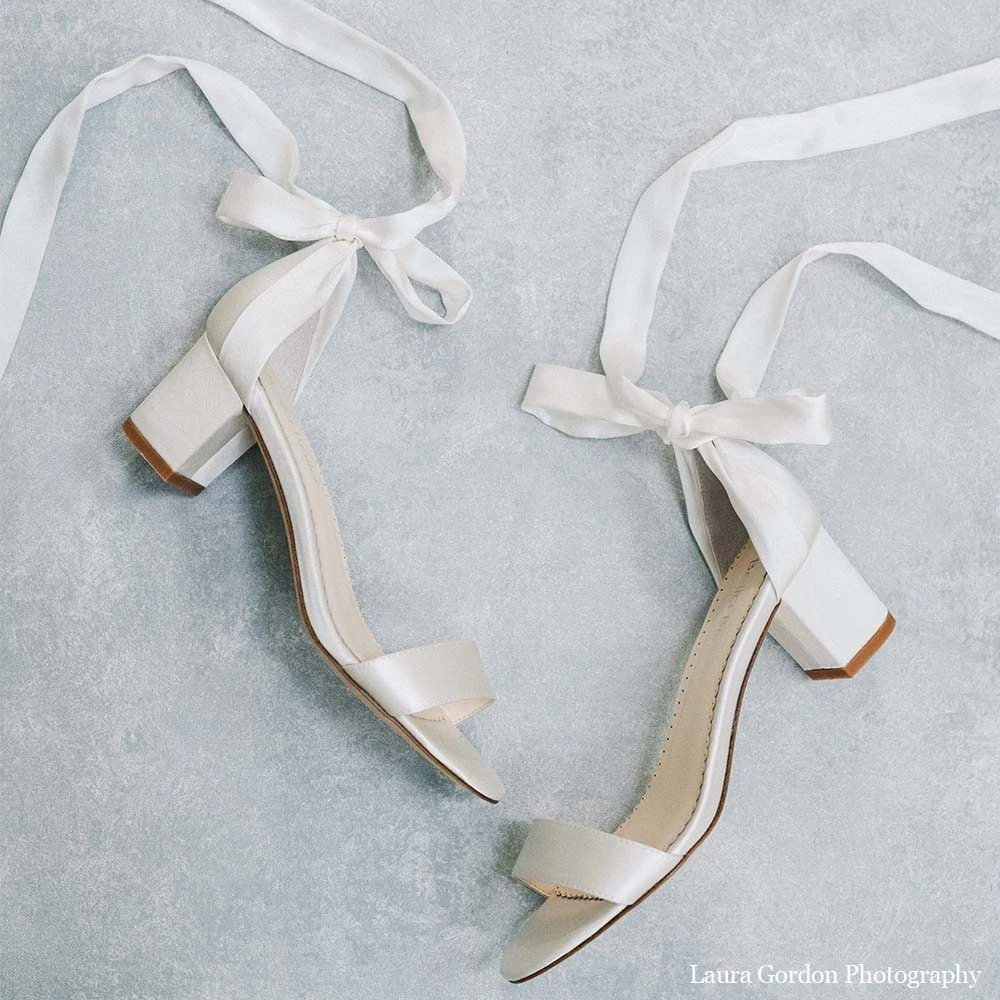 ARDELIA Wedding Open Toe Ankle Wrap Block Heels 2 ARDELIA Wedding Open Toe Ankle Wrap Block Heels