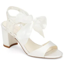 CAMILA Wedding Bridal Shoes Open Toe Block Heel Sandal 11 CAMILA Wedding Bridal Shoes Open Toe Block Heel Sandal