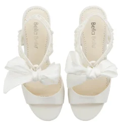 CAMILA Wedding Bridal Shoes Open Toe Block Heel Sandal 12 CAMILA Wedding Bridal Shoes Open Toe Block Heel Sandal