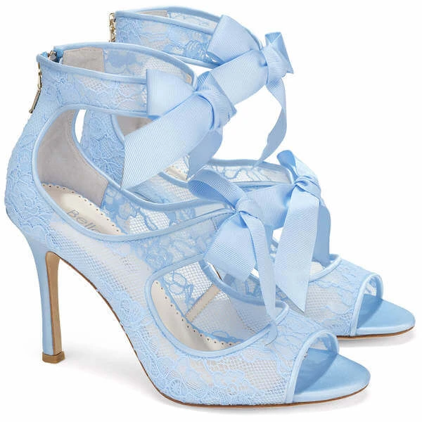 JANE BLUE Blue Lace Heels Wedding 1 JANE BLUE Blue Lace Heels Wedding