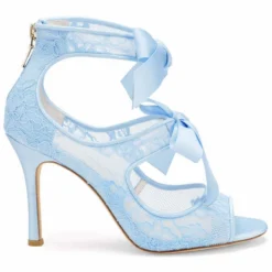 JANE BLUE Blue Lace Heels Wedding 8 JANE BLUE Blue Lace Heels Wedding
