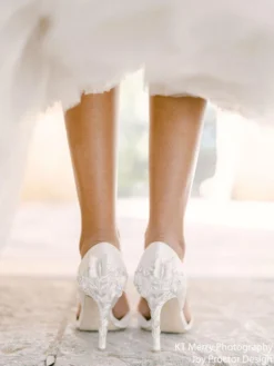 JOSEPHINE Butterfly And Flower Embellished Heel Pumps 15 JOSEPHINE Butterfly And Flower Embellished Heel Pumps