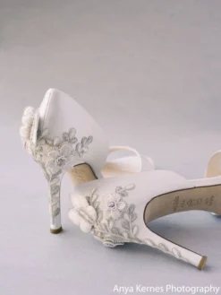 JOSEPHINE Butterfly And Flower Embellished Heel Pumps 16 JOSEPHINE Butterfly And Flower Embellished Heel Pumps