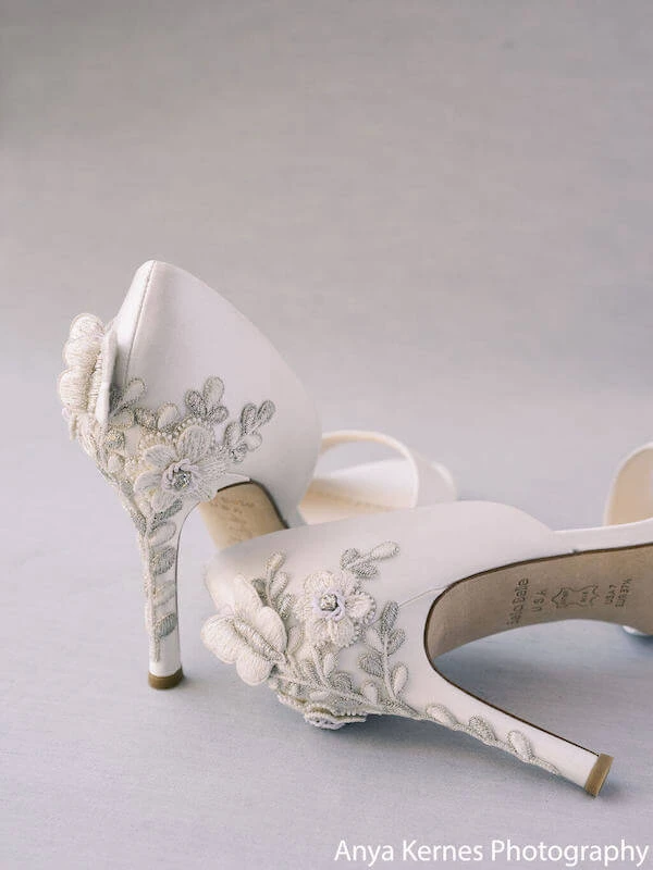 JOSEPHINE Butterfly And Flower Embellished Heel Pumps 8 JOSEPHINE Butterfly And Flower Embellished Heel Pumps