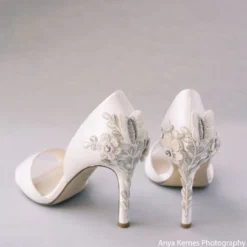 JOSEPHINE Butterfly And Flower Embellished Heel Pumps 17 JOSEPHINE Butterfly And Flower Embellished Heel Pumps