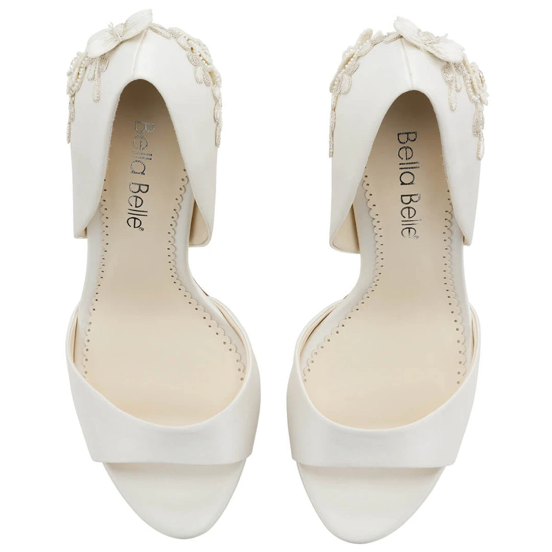 JOSEPHINE Butterfly And Flower Embellished Heel Pumps 6 JOSEPHINE Butterfly And Flower Embellished Heel Pumps