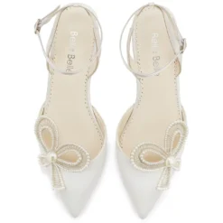 KENDRA Wedding Pearl Flat Shoes For Brides 12 KENDRA Wedding Pearl Flat Shoes For Brides