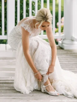 OCTAVIA Block Heel Mary Jane Shoes For Bride