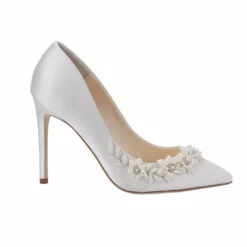 JASMINE 3D Floral Pearl Wedding Shoes