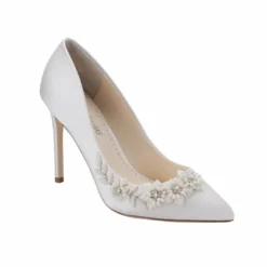 JASMINE 3D Floral Pearl Wedding Shoes