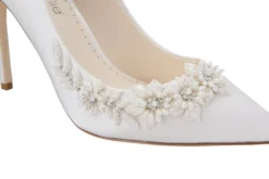 JASMINE 3D Floral Pearl Wedding Shoes
