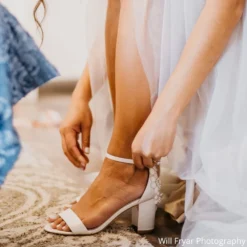 FABIOLA Embellished Block Heel Sandals Pearl Wedding Shoes 18 FABIOLA Embellished Block Heel Sandals Pearl Wedding Shoes