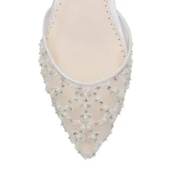 INES Wedding Art Deco Bridal Pearl Flat Shoes 13 INES Wedding Art Deco Bridal Pearl Flat Shoes