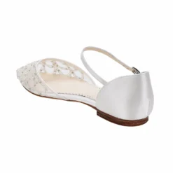 INES Wedding Art Deco Bridal Pearl Flat Shoes 14 INES Wedding Art Deco Bridal Pearl Flat Shoes