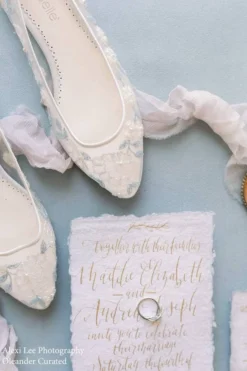 FIONA Baby Blue Floral Lace Ivory Wedding Flats 15 FIONA Baby Blue Floral Lace Ivory Wedding Flats