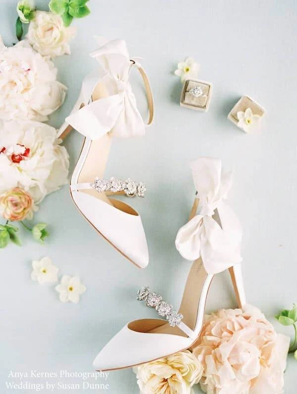 OLIVIA IVORY Wedding Ivory Bridal Shoes With Bows & Jewels 2 OLIVIA IVORY Wedding Ivory Bridal Shoes With Bows & Jewels