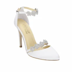 OLIVIA IVORY Wedding Ivory Bridal Shoes With Bows & Jewels 13 OLIVIA IVORY Wedding Ivory Bridal Shoes With Bows & Jewels