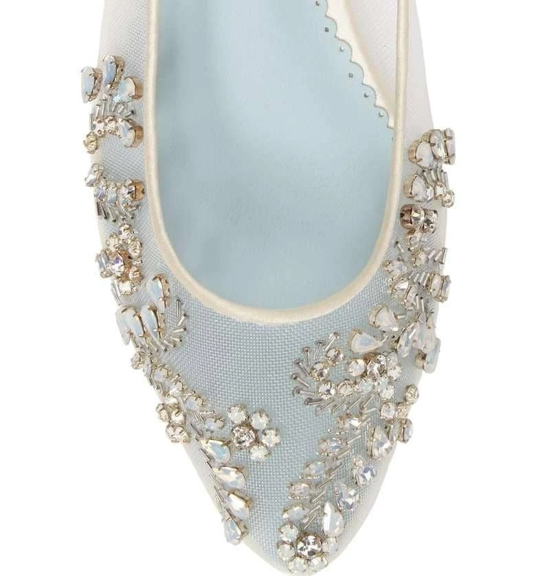 WILLOW Embellished Crystal Flat Shoes For Wedding 4 WILLOW Embellished Crystal Flat Shoes For Wedding