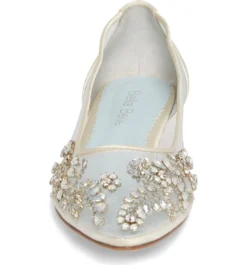 WILLOW Embellished Crystal Flat Shoes For Wedding 14 WILLOW Embellished Crystal Flat Shoes For Wedding