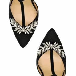 PAYGE Crystal Embellished Heels, T Strap Pumps Evening 14 PAYGE Crystal Embellished Heels, T Strap Pumps Evening