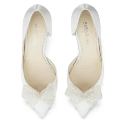 DOROTHY D'Orsay Wedding Bow Pump Shoes 11 DOROTHY D'Orsay Wedding Bow Pump Shoes