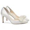 DOROTHY D'Orsay Wedding Bow Pump Shoes