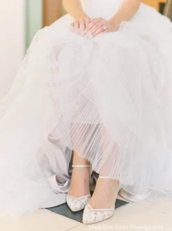 CLAUDIA Nude Lace Heels D'Orsay Wedding Shoes 18 CLAUDIA Nude Lace Heels D'Orsay Wedding Shoes