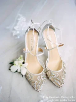 FLORENCE Crystal Embellished Heels For Weddings