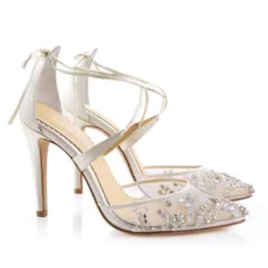 FLORENCE Crystal Embellished Heels For Weddings