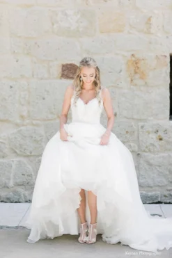 BELLE BY JOY PROCTOR Wedding Booties Flower Embroidered Boots