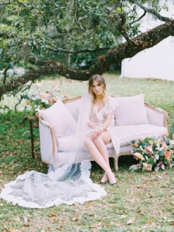 SIERRA Kitten Heels Flower Embroidered Shoes