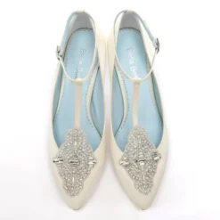 ANNALISE IVORY Ivory Art Deco Wedding Shoes 9 ANNALISE IVORY Ivory Art Deco Wedding Shoes