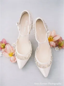 EMMA Embellished Crystals D'Orsay Wedding Shoes