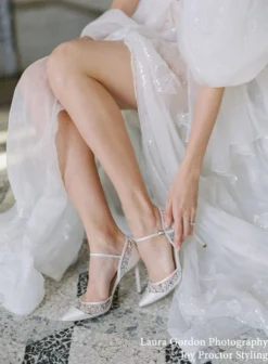 EMMA Embellished Crystals D'Orsay Wedding Shoes