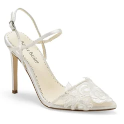 SYLVIA Lace Flower Wedding Shoes