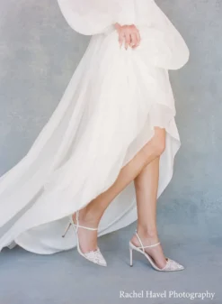 SYLVIA Lace Flower Wedding Shoes