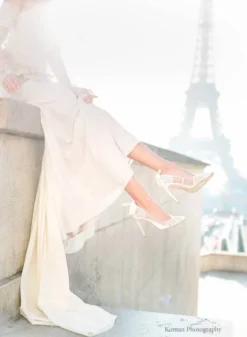 GISELLE Ivory Lace Boho Wedding Heels With Ribbon Tie 18 GISELLE Ivory Lace Boho Wedding Heels With Ribbon Tie