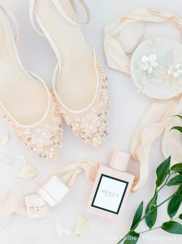 ROSA BLUSH Pearl Pink Wedding Shoes Low Heel 8 ROSA BLUSH Pearl Pink Wedding Shoes Low Heel