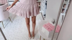 ELSA NUDE Crystal Embellished Sequin Sparkly Nude Heels Wedding