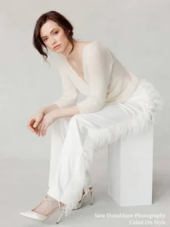 LISBETH Wedding Shoes With Pearls And Bows