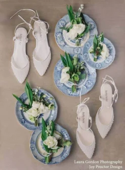 CARINA Pleated Tulle Pearl Flats For Wedding 15 CARINA Pleated Tulle Pearl Flats For Wedding