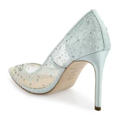 ELSA BLUE Something Blue Cinderella Wedding Heels / Blue Sequin Pumps For Evening Wear 15 ELSA BLUE Something Blue Cinderella Wedding Heels / Blue Sequin Pumps For Evening Wear